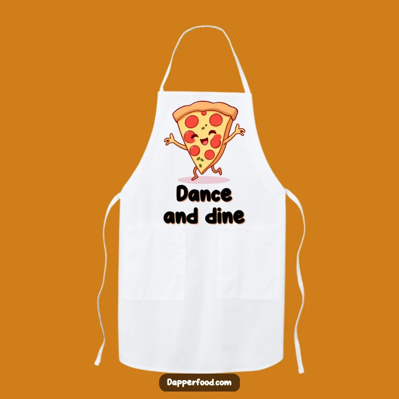 Funny Pizza Flamenco Apron - Cook with Comedy and Stylish Flair