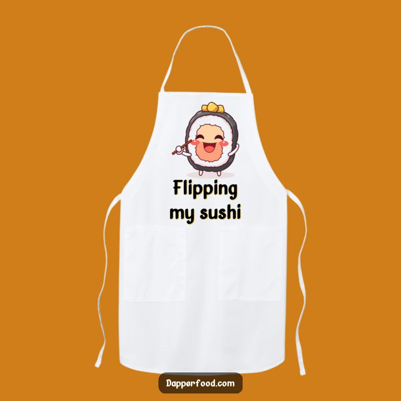 Funny Sushi Juggling Apron - Cheerful Kitchen Fun & Chef Gift