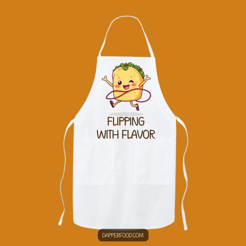 Funny Taco Jumping Rope Apron Cook with Zest and Laughter in This Hilarious Kitchenwear