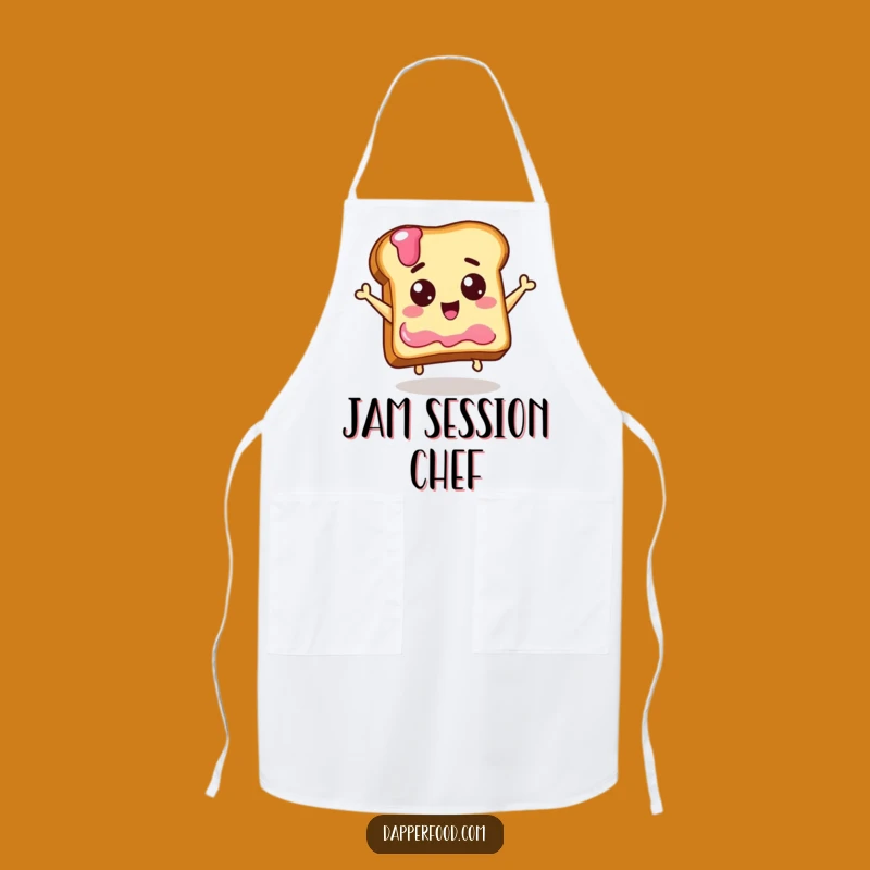 Funny Toast & Jelly Apron - Comedic Cooking Wear, Perfect Funny Gift