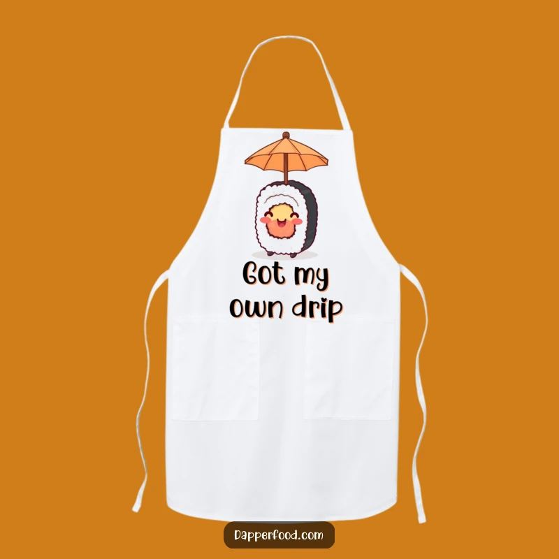 Funny Happy Sushi Umbrella Apron: Kitchen Fun, Perfect Funny Gift!