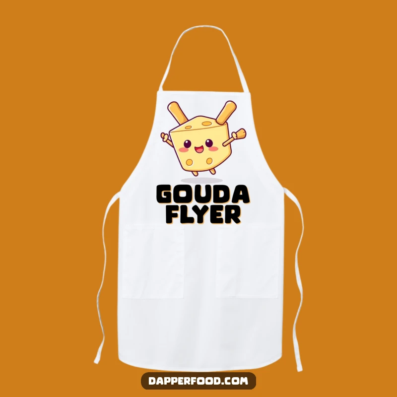 Funny Cheese Wedge Apron - Chef's Delightful Kitchen Humor & Gift