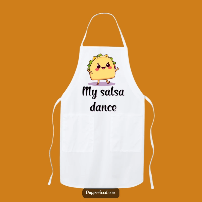 Funny Taco & Burrito Salsa Dance Apron - Cook with Fiesta Fun Funny Gift