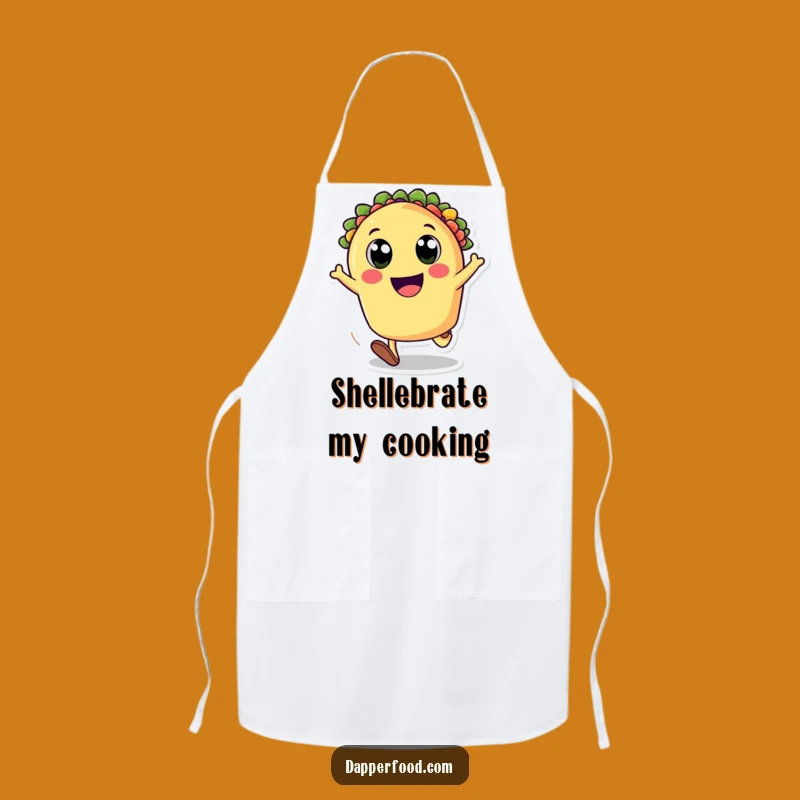 Funny Cooking Taco Cartwheeling Apron - Joyful Kitchen Fun & Chef Gift