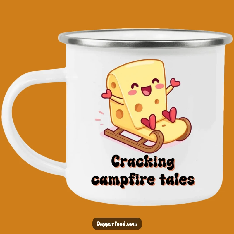 Funny Cheese Cracker Slide Camping Mug - Your Adventure Fuel Gift