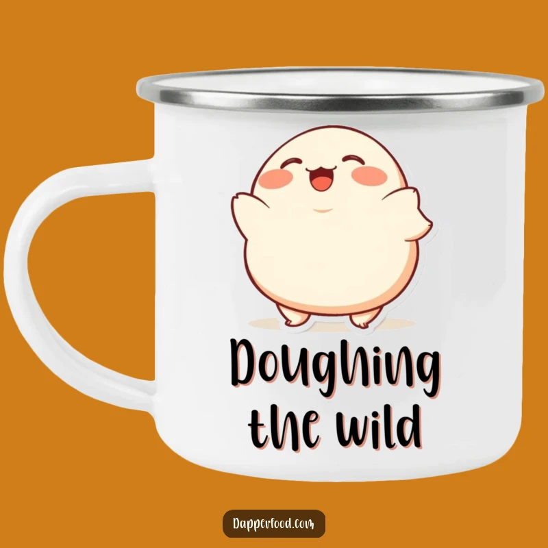 Funny Dumpling Bob Camping Mug: Adventure with Giggles, A Perfect Funny Gift!