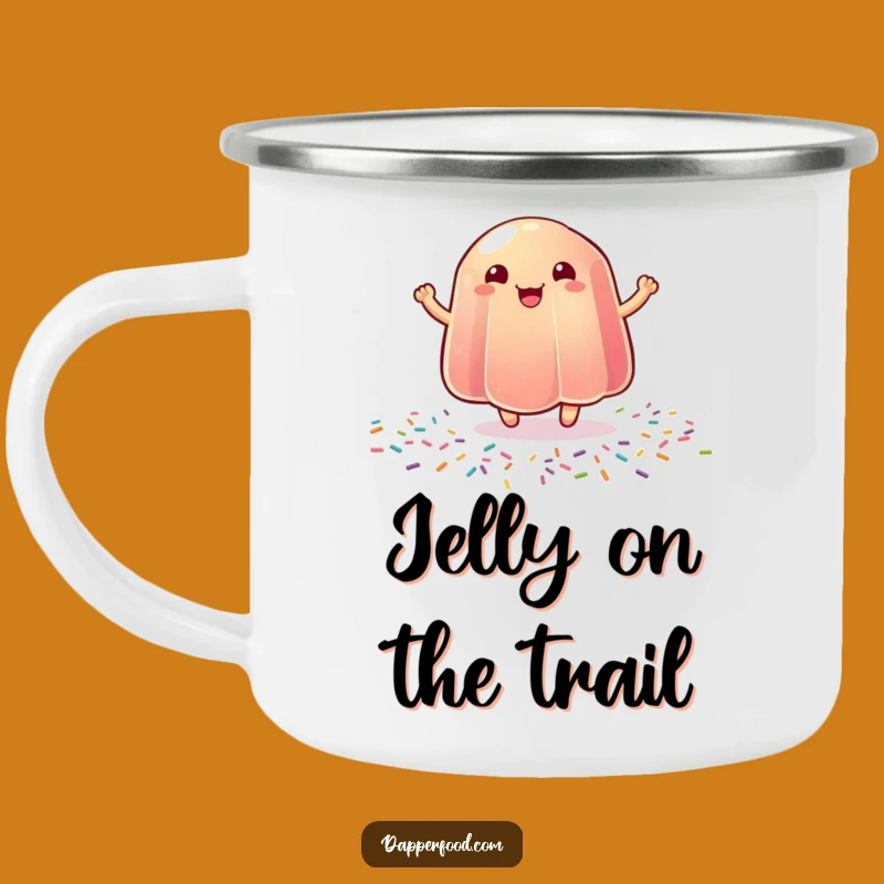 Funny Jelly Bounce Camping Mug: Durable & Joyful Outdoor Drinkware