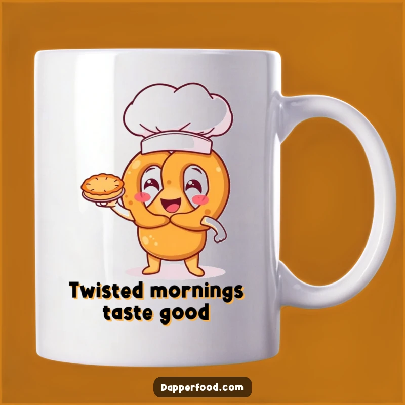 Funny Pretzel Chef Mug: Hilarious Baker's Delight for Coffee Lovers