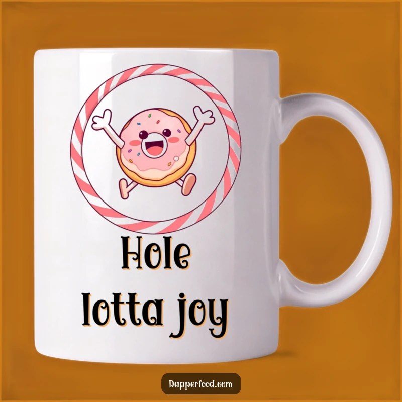 Funny Donut Licorice Hoop Mug - Sweet Treat & Hilarious Gift Idea
