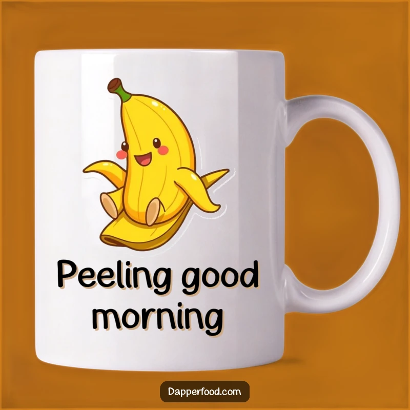 Funny Banana Peel Slide Mug - Slippery Fun & Hilarious Gift
