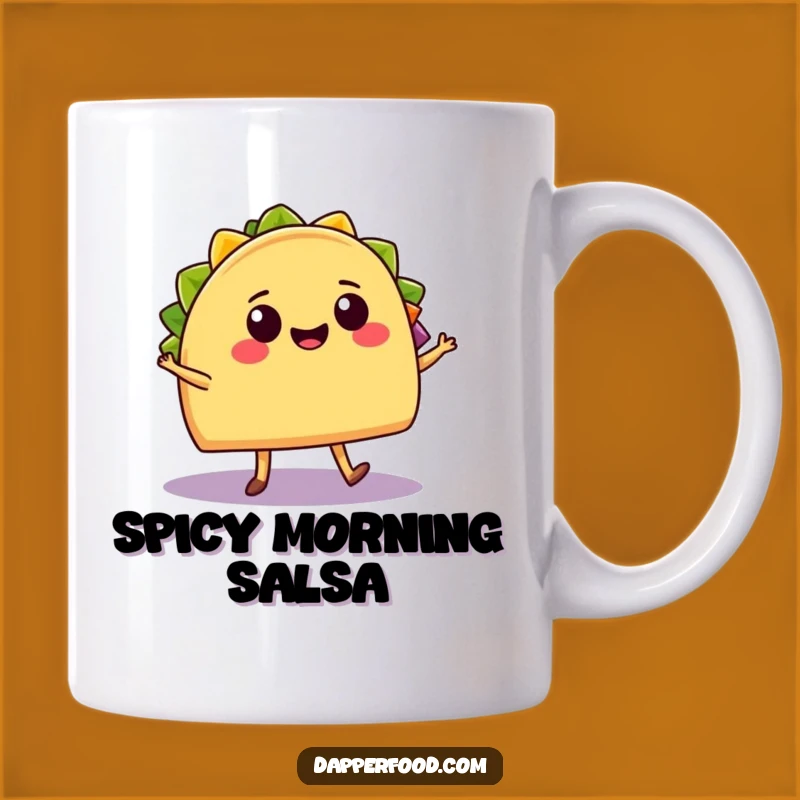 Funny Taco & Burrito Salsa Dance Mug - Fiesta Fun Foodie Funny Gift