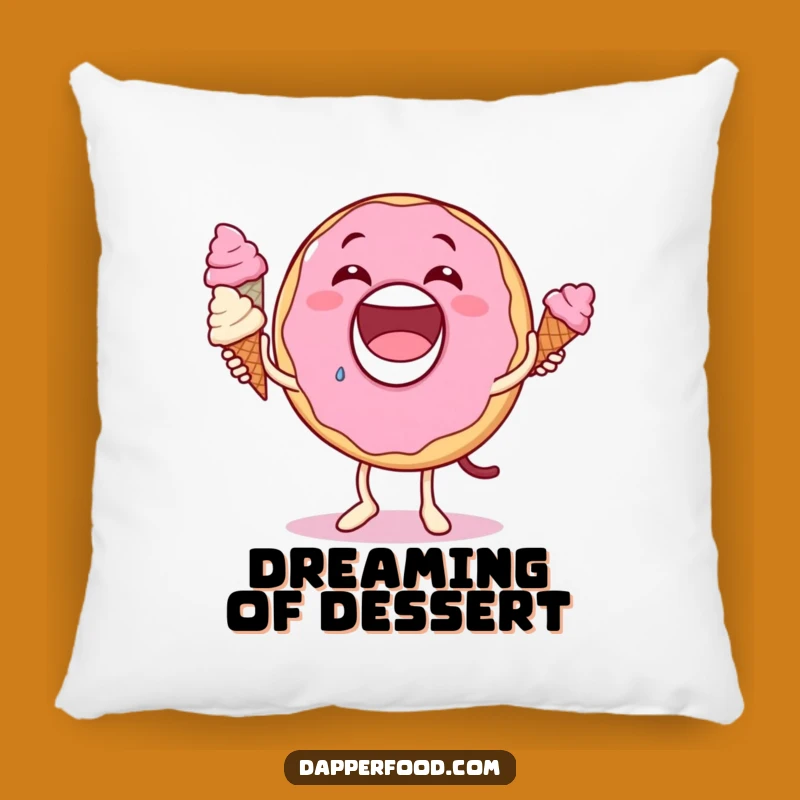Funny Donut Juggling Pillow - Comfy Cushion with a Hilarious Dessert Design