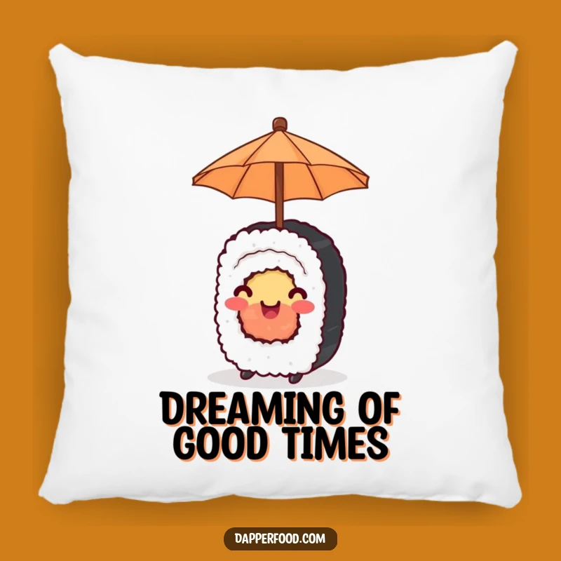 Funny Happy Sushi Umbrella Pillow: Cozy Comfort, A Sweet Funny Gift!