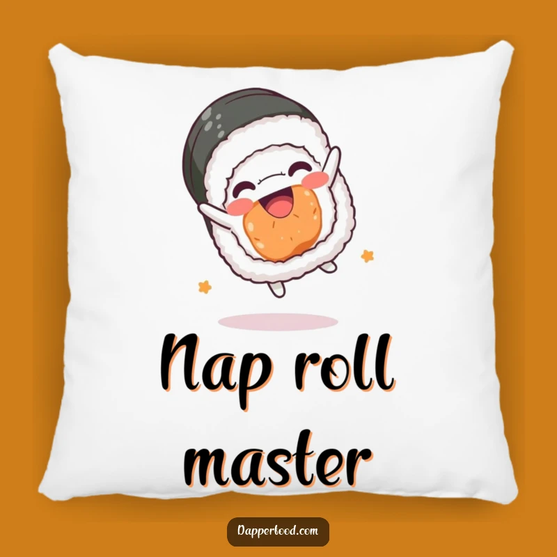 Funny Sushi Roll Somesault Pillow: Cozy Kawaii Comfort with a Joyful Twist