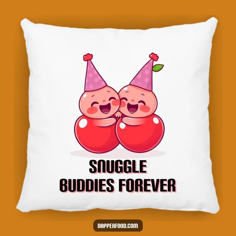 Funny Cherry Hug Pillow: Snuggle Up with Fruit Friends