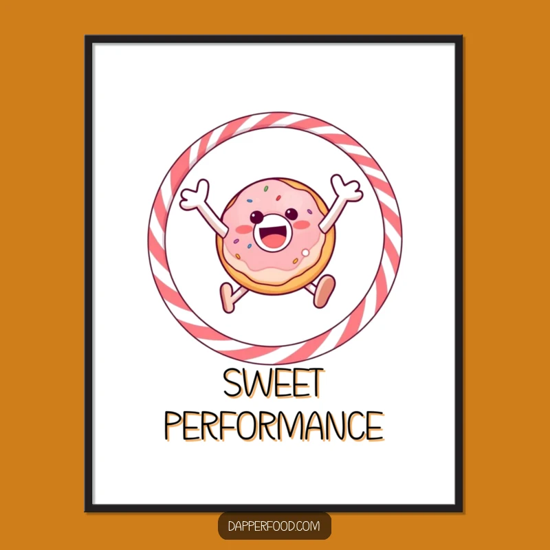 Funny Donut Digital Art - Instant Playfulness & Hilarious Gift