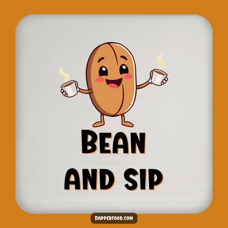 Funny Coffee Bean Juggling Coaster: Energetic Protection, Perfect Funny Gift for Tables