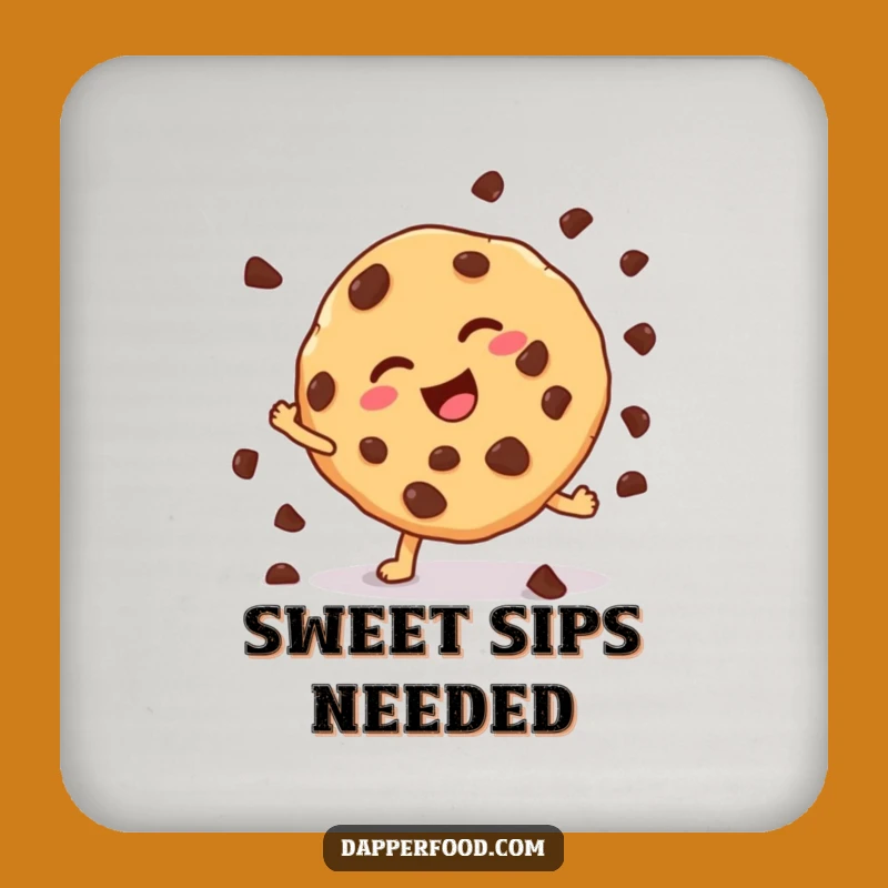 Funny Cookie Cartwheel Coaster - Protect Surfaces with Sweet Style Gift