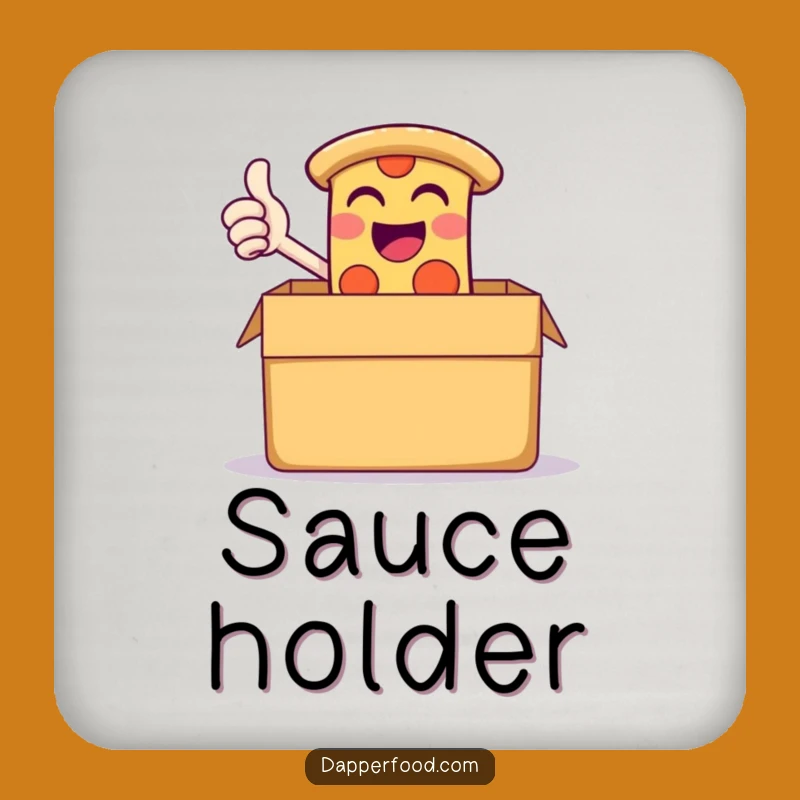 Funny Pizza Coaster Set - Protect Surfaces with Delicious Humor