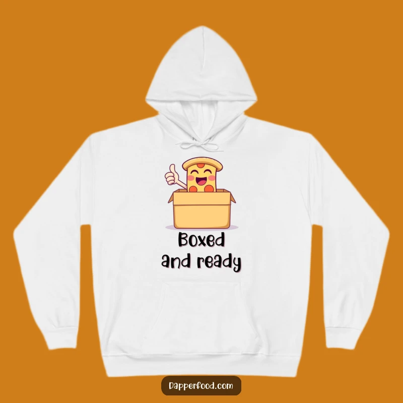 Cozy Funny Pizza Hoodie - Warm Apparel & Perfect Gift