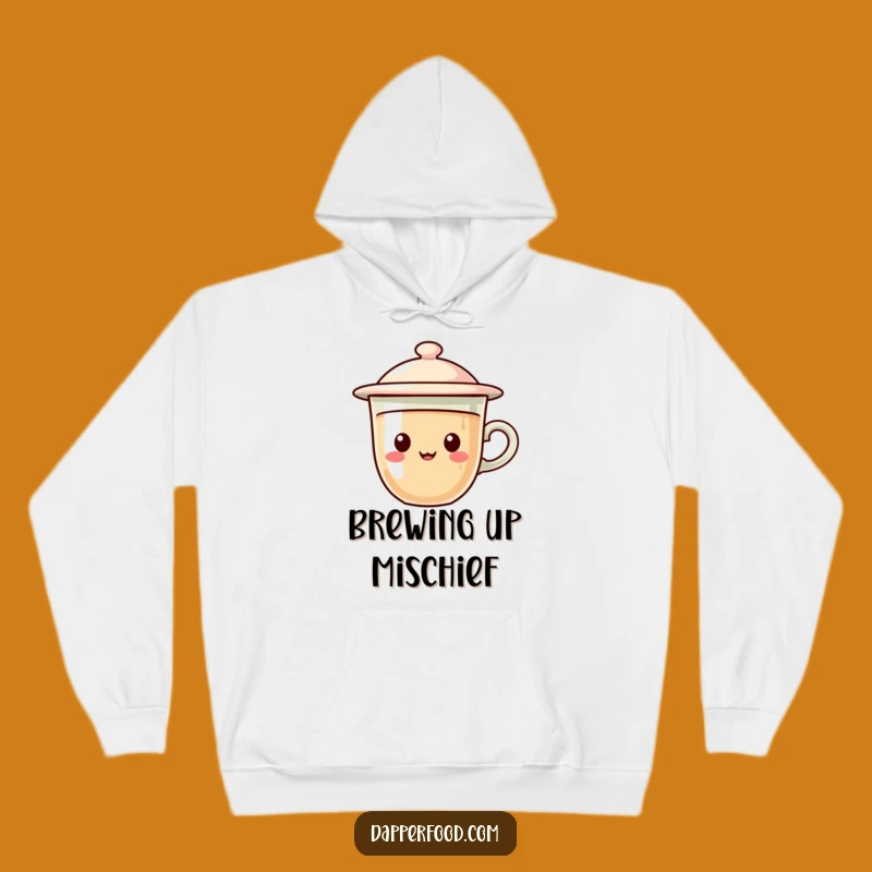Cozy Funny UFO Coffee Hoodie: Stay Warm with Galactic Chuckles