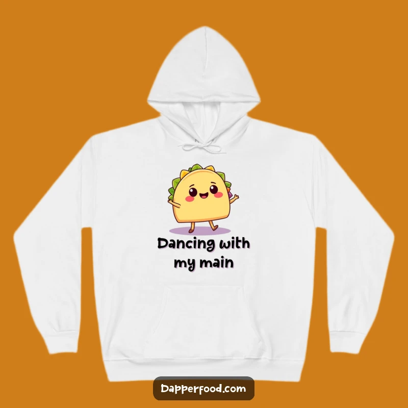 Funny Taco & Burrito Salsa Dance Hoodie - Cozy Fiesta Vibes Funny Gift