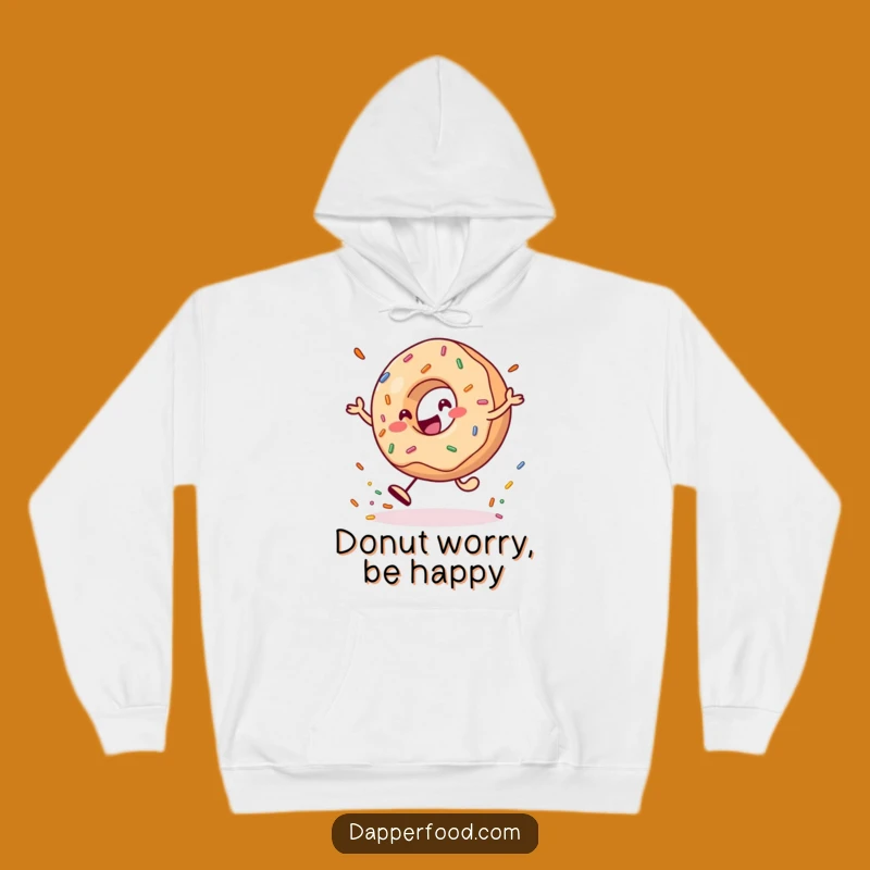 Funny Donut Hoodie: Cozy & Sweet, Perfect Humorous Gift!