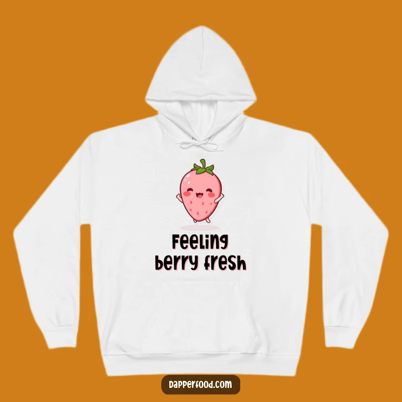 Funny Kawaii Strawberry Hoodie: Cozy Up with Twirling Fun, Ideal Funny Gift