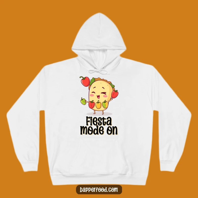 Funny Taco Juggling Hoodie: Cozy Fiesta Wear for Taco Lovers