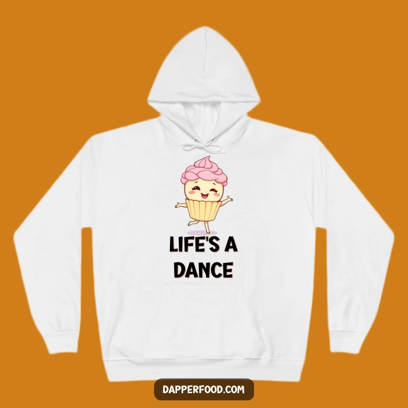 Funny Cozy Cupcake Pirouette Hoodie - Warm Comfort & Sweet Giggles Gift