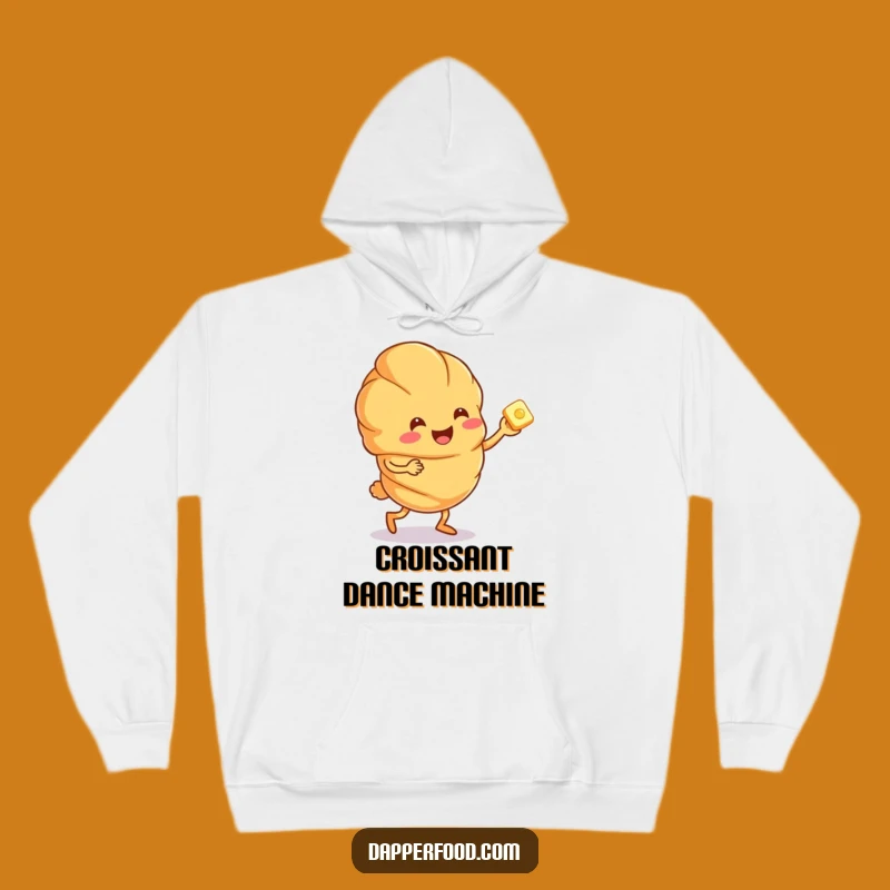 Funny Croissant Jig Hoodie - Cozy and Hilarious Gift for Pastry Lovers