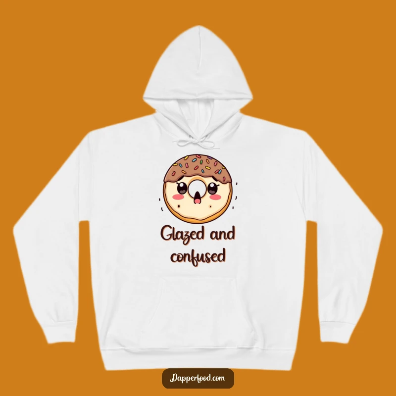 Funny Doughnut Sprinkle Surprise Hoodie: Cozy & Whimsical Treat Apparel
