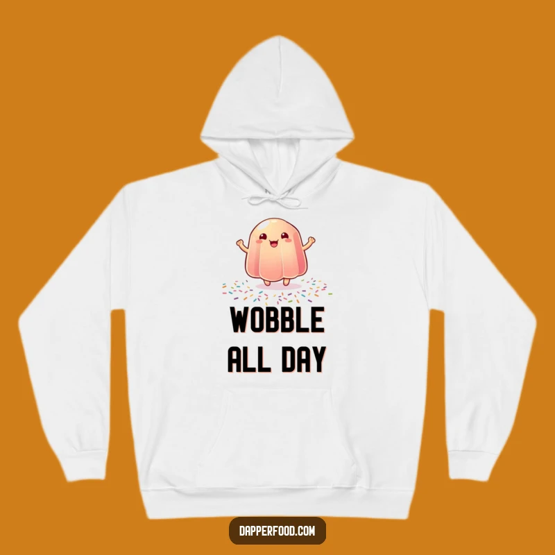 Funny Jelly Bounce Hoodie: Cozy & Joyful Gift for Dessert Lovers