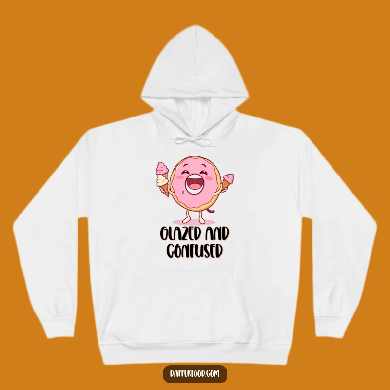 Funny Donut Juggling Hoodie - Stay Cozy with Sweet, Comedic Style