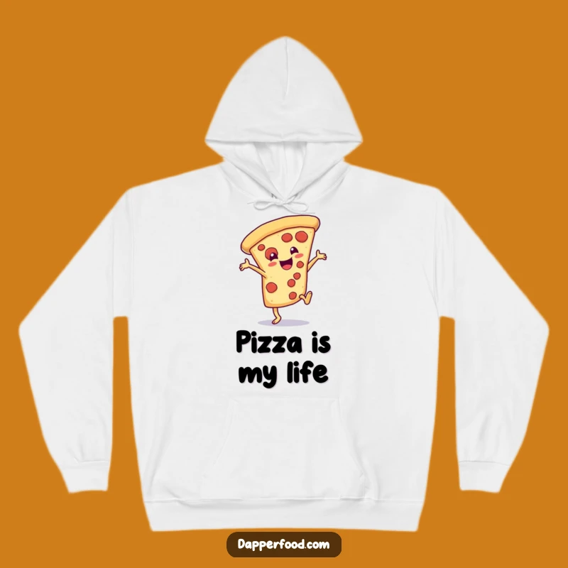 Funny Pizza Hoodie: Cozy & Cheesy, Perfect Humorous Gift!