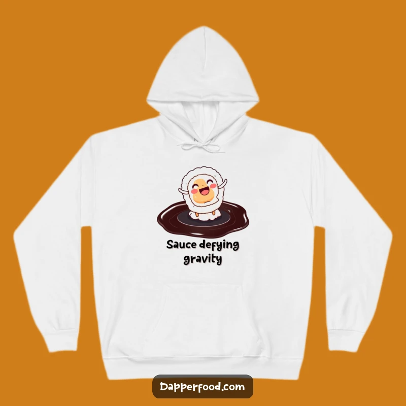 Funny Sushi Cartwheel Hoodie: Cozy & Hilarious Gift for Sushi Enthusiasts