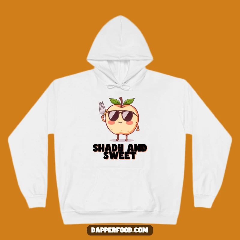 Cozy Funny Apple Sunglasses Hoodie - Warm & Cool Gift