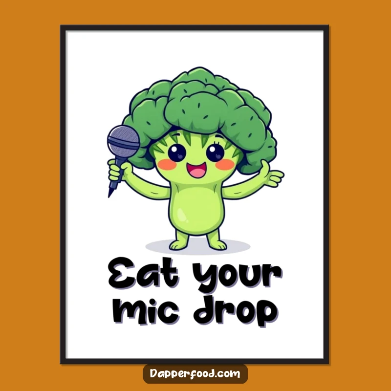Free Printable Broccoli Wall Art: Funny Downloadable Decor for a Healthy Laugh