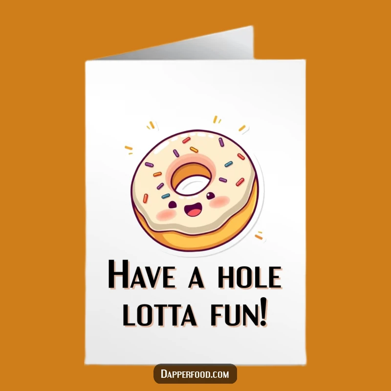 Free Printable Birthday Card: Spinning Donut Fun - Joyful Downloadable Gift!