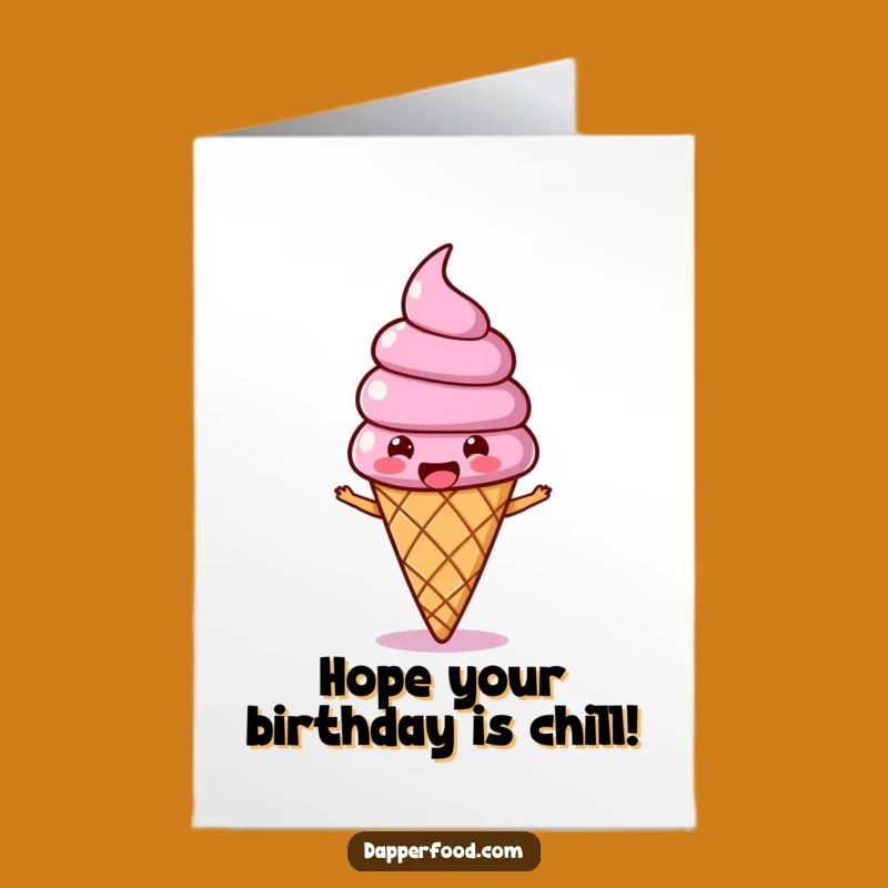 Free Printable Birthday Ice Cream Card: Wobbling Fun Downloadable Gift!
