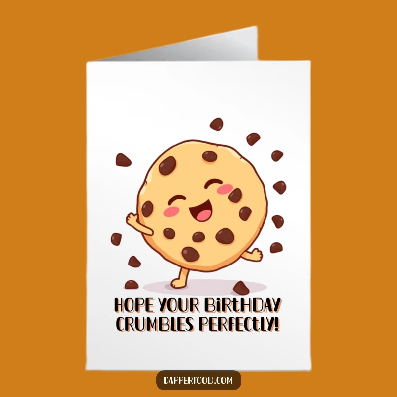 Free Printable Birthday Card: Cookie Cartwheel Fun Downloadable Gift