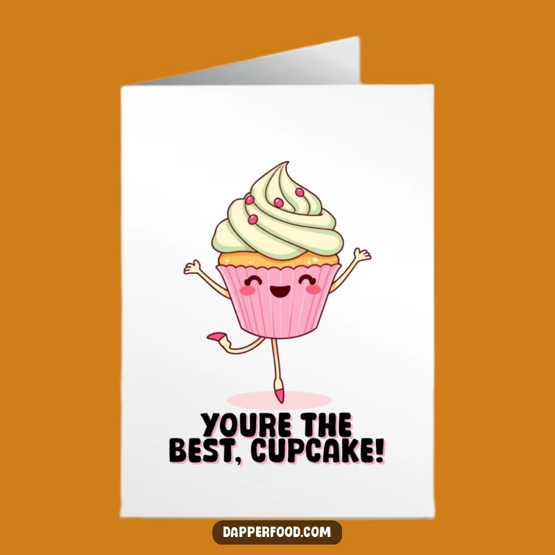 Free Printable Congrats Card: Cupcake Pirouette, Hilarious Downloadable for a Sweet Win