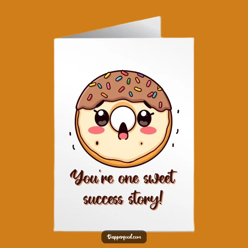 Free Printable Congrats Card: Donut Sprinkle Surprise, Joyful Downloadable for Achievements