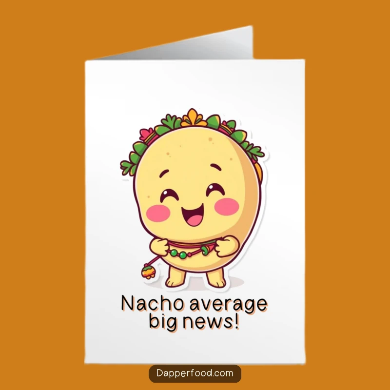 Free Printable Taco Fiesta Congrats Card: Celebrate with Hilarious Downloadable Joy!