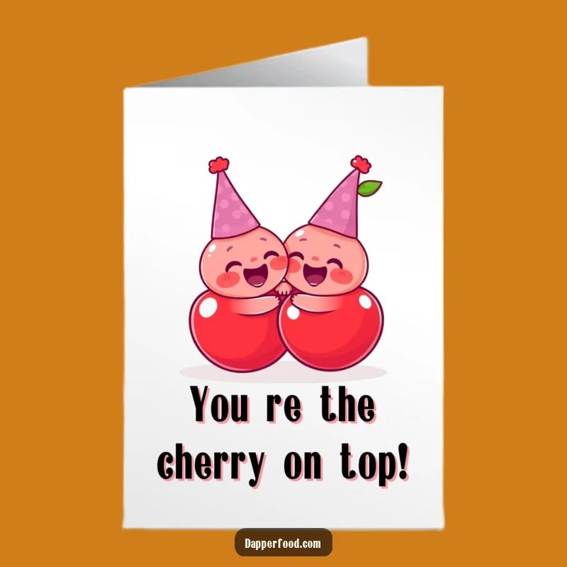 Free Printable Congrats Card: Giggling Cherries, Hilarious Downloadable Gift for Big Cheers