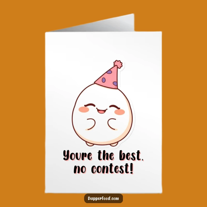 Free Printable Congrats Card: Humorous Dumpling Celebration, Downloadable Gift