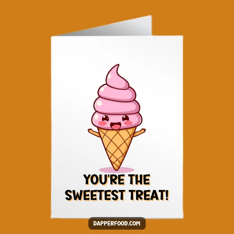 Free Printable Ice Cream Thank You Card: Funny Bob for Your Kindness!