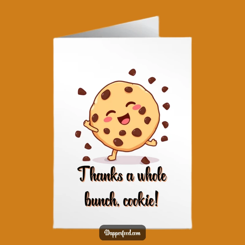 Free Printable Thank You Card: Cookie Cartwheel Giggles Downloadable
