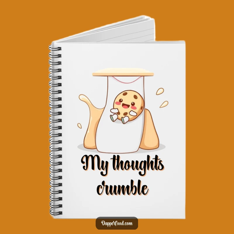 Funny Cookie Slide Notebook - Jot Down Sweet Thoughts