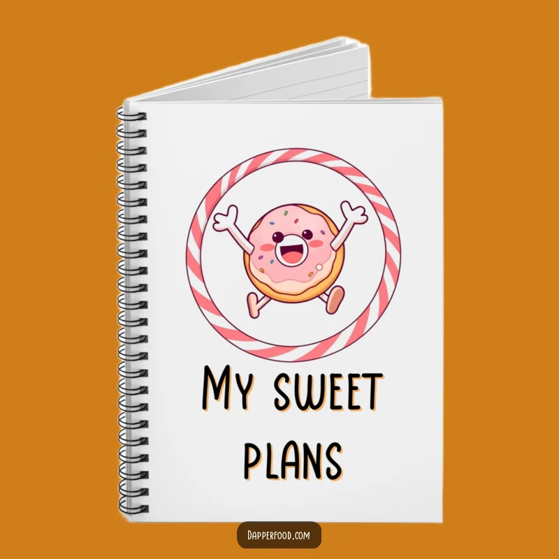 Funny Donut Notebook - Jot Down Sweet Ideas with Humor